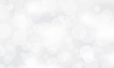Beyaz renklerde bokeh efektleri olan soyut arkaplan. Soyut beyaz arkaplan. Soyut arkaplan. Bokeh ile soyut bir arkaplan. Vektör illüstrasyonu