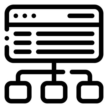 Durum haritası simgesi. Dijital pazarlama konsepti. Özet simgesi