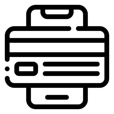 Ödeme Simgesi. Dijital pazarlama konsepti. Özet simgesi