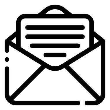 E- posta Simgesi. Dijital pazarlama konsepti. Özet simgesi