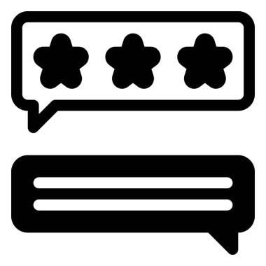 Geri bildirim Simgesi. Dijital pazarlama konsepti. Özet simgesi