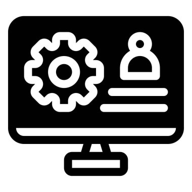 Servis Simgesi. Dijital pazarlama konsepti. Özet simgesi