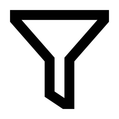 Filtre simgesi. Web sitesi UI tasarımı için uygun