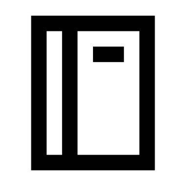 Kitap ikonu. Web sitesi UI tasarımı için uygun