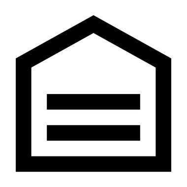 Ev ikonu. Web sitesi UI tasarımı için uygun