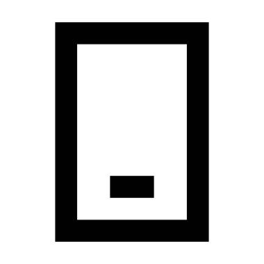 Akıllı telefon ikonu. Web sitesi UI tasarımı için uygun