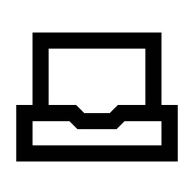 Dizüstü bilgisayar simgesi. Web sitesi UI tasarımı için uygun