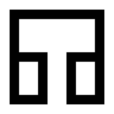 Kulaklık ikonu. Web sitesi UI tasarımı için uygun