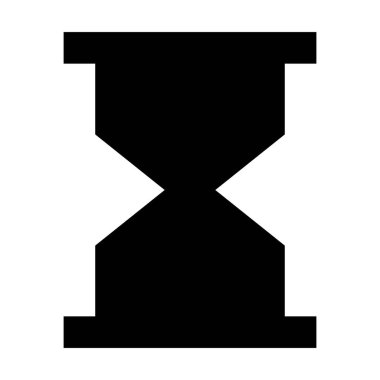 Kum saati ikonu. Web sitesi UI tasarımı için uygun