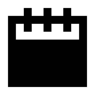 Takvim simgesi. Web sitesi UI tasarımı için uygun
