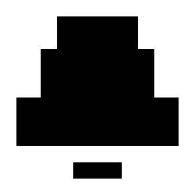 Bildirim simgesi. Web sitesi UI tasarımı için uygun