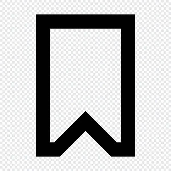 Icono Marcador Adecuado Para Diseño Interfaz Usuario Web — Archivo Imágenes Vectoriales