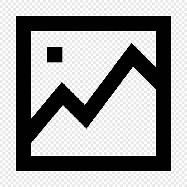 Ikona Obrazu Nadaje Się Projektowania Interfejsów Użytkownika Strony Internetowej — Wektor stockowy