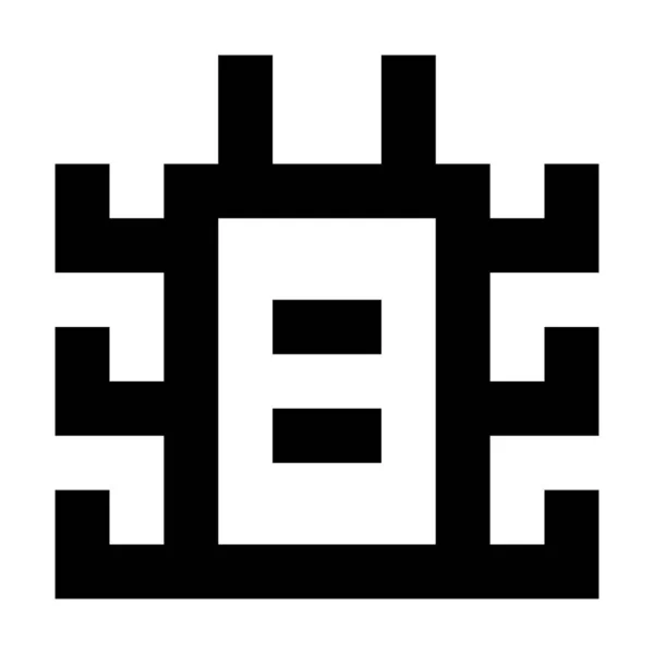Значок Жука Подходит Дизайна Пользовательского Интерфейса Сайта — стоковый вектор