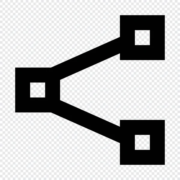Partager Icône Convient Pour Conception Interface Utilisateur Site Web — Image vectorielle