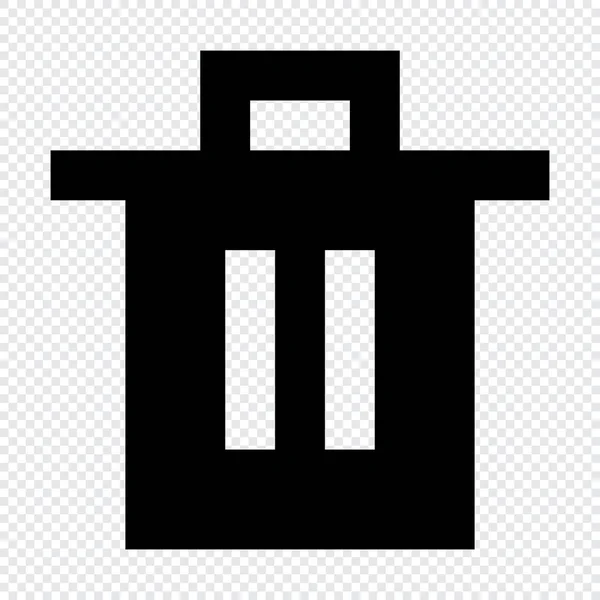 Icono Basura Adecuado Para Diseño Interfaz Usuario Web — Archivo Imágenes Vectoriales