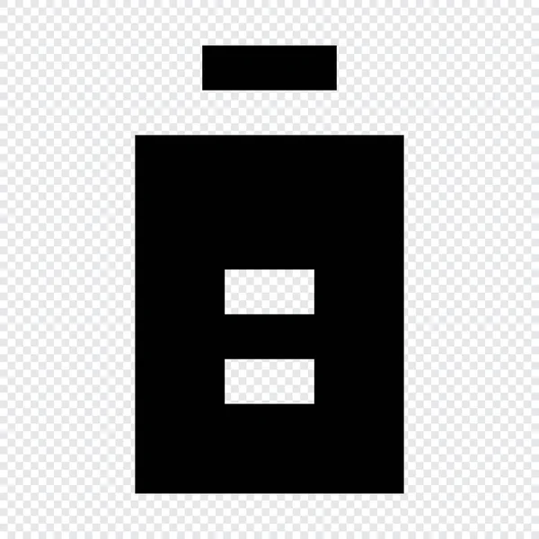 Ikona Baterie Vhodné Pro Design Uživatelského Rozhraní Webových Stránek — Stockový vektor