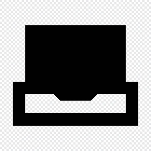 Icono Del Ordenador Portátil Adecuado Para Diseño Interfaz Usuario Web — Vector de stock