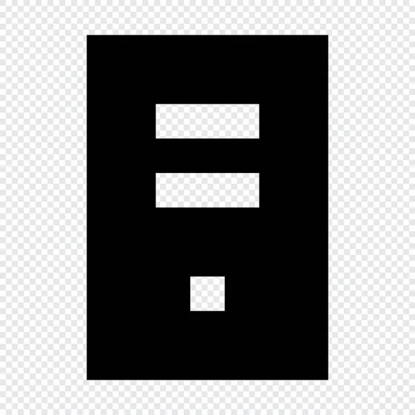 Icono Del Ordenador Personal Adecuado Para Diseño Interfaz Usuario Web — Archivo Imágenes Vectoriales