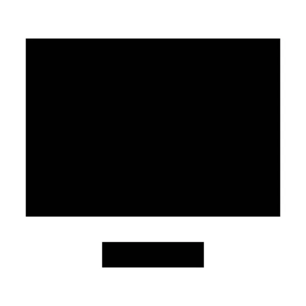 Monitor Symbol Geeignet Für Website Design — Stockvektor