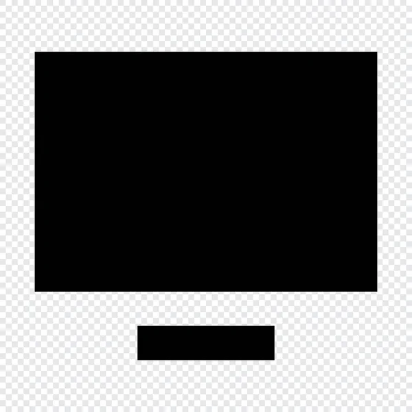 Icono Del Monitor Adecuado Para Diseño Interfaz Usuario Web — Vector de stock