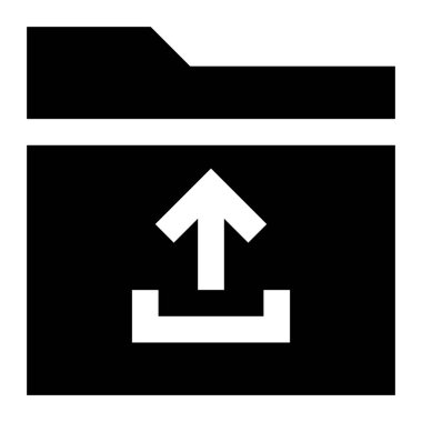 Simgeyi yükle. İnternet teknolojisi kavramı. Satır biçiminde simge