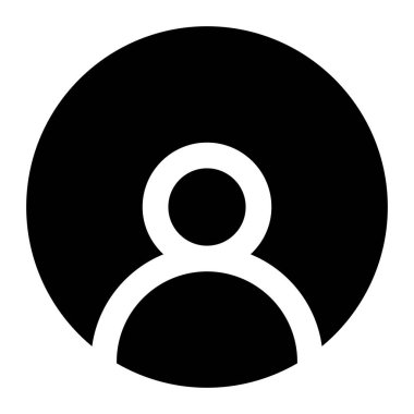 Kullanıcı simgesi. İnternet teknolojisi kavramı. Satır biçiminde simge