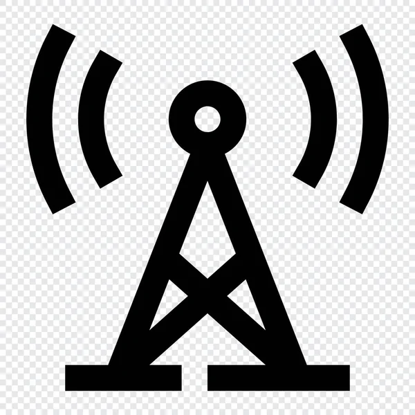 Antennensymbol Internet Technologie Konzept Stilvolle Ikone — Stockvektor