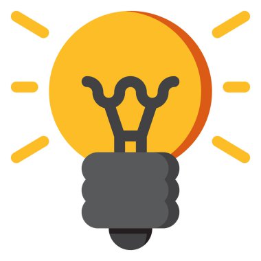 Fikir Simgesi. Dijital pazarlama konsepti. Düz simge