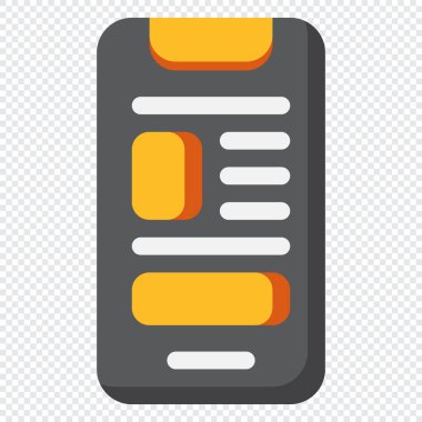 Mobil Simge. Dijital pazarlama konsepti. Düz simge