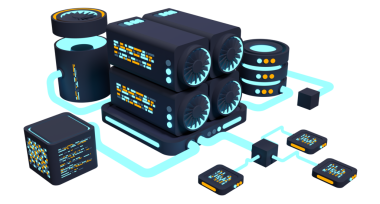 Üç boyutlu zincir konsepti. 3 boyutlu şifreleme. Dijital para biriminin oluşturulması platformu. Büyük veri teknolojisi. 3 Boyutlu resimleme