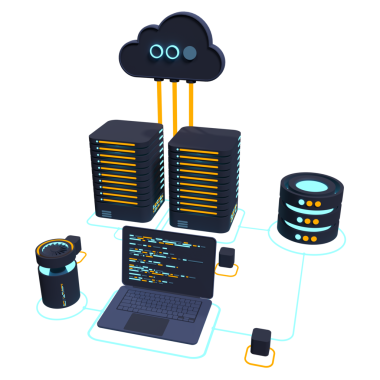 Bulut teknolojisi bilgisayar konsepti. Modern bulut teknolojisi. Veri merkezi izometrik konsepti. Veri tabanında 3 boyutlu bulut teknolojisi. Web sunucu konsepti. 3B görüntüleme