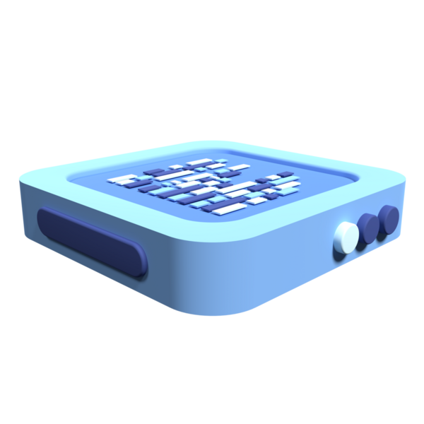 3 boyutlu sunucu simgesi. Bilgisayar sunucusu 3d resim simgesi. Bulut hesaplama. 3d resimleme