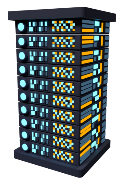 3 boyutlu sunucu. Ağ sunucu odası. Üç boyutlu bilgisayar ekipmanı. Depo veritabanı. Isometric sunucusu. 3B görüntüleme