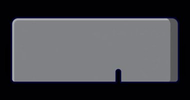 RAM hafıza animasyonu. Bilgisayar RAM animasyonu. Rastgele erişim hafızası. Düz çizgi film tarzı. Alfa kanalı ile şeffaf arkaplan