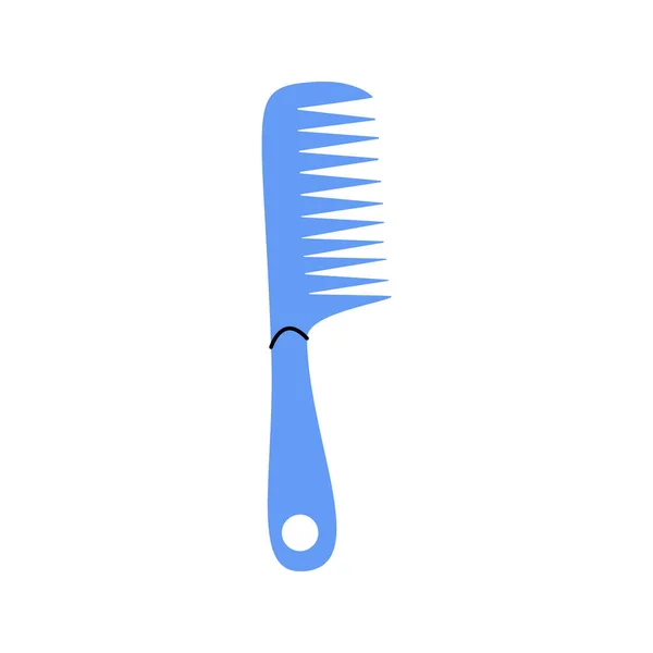 Professional Comb Hair Icon Barber Shop Hairdresser Tools Silhouette Vector — Stock Vector