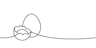 Organik tavuk yumurtaları tek sıra halinde. Organik tarım ürünü. Vektör çizimi. Beyaz arkaplanda izole