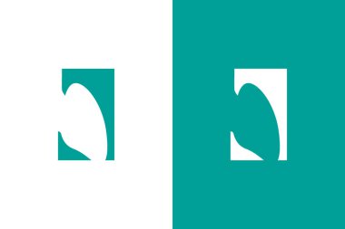 Vektör akciğerler logo kombinasyonu. Akciğer Kanseri Günü logoti tasarım şablonu. Beyaz arkaplanda izole.