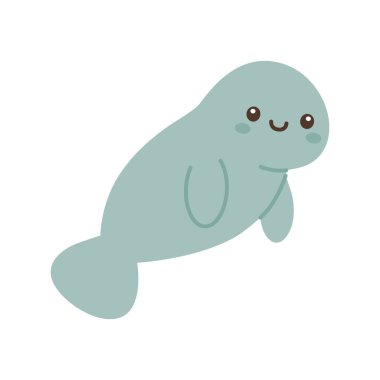 Şirin gülümseyen yüzlü dost canlısı bir denizayısı. Çocuk tasarımları, deniz yaşamı eğitimi, okyanus koruma ve yaratıcı su projeleri için harika..