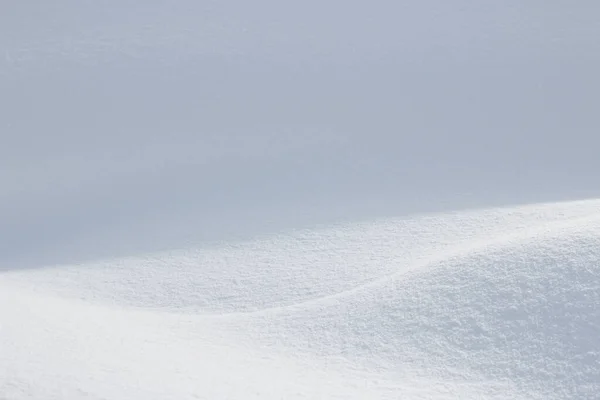 Smooth curves in winter snow background