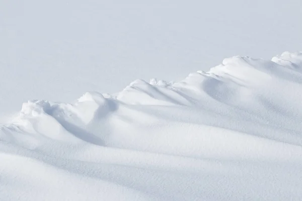 Abstraktní Diagonální Čistě Bílé Sněhové Závěje Pozadí — Stock fotografie
