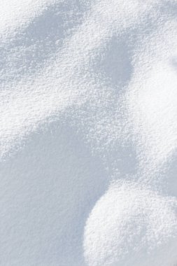 Yumuşak, engebeli, beyaz kış karları soyut arkaplan