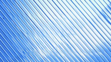 Mavi metal kaplama duvar arka planı. Modern duvar ya da bina duvarı, seçici odaklı arka plan çalışması için köşegen şekilli bükülmüş metal levhalardan yapılmıştır..