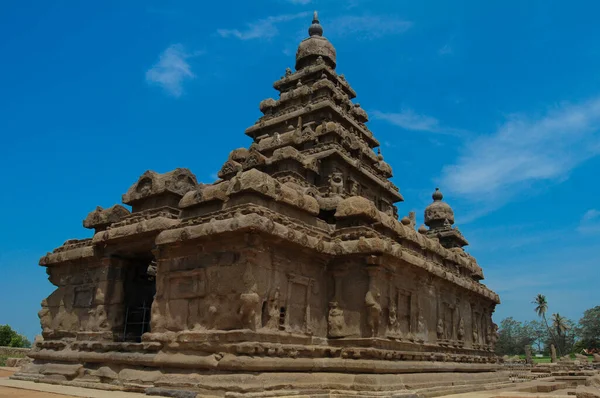 fantastik sanat tasarım Mahabalipuram, dünya mirası Tamil Nadu, Hindistan yakınındaki monolitik ünlü Shore Tapınağı