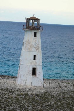nassau, Bahamalar Karayip Denizi deniz feneri görünümünü