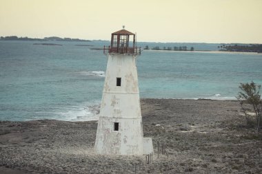 nassau, Bahamalar Karayip Denizi deniz feneri görünümünü