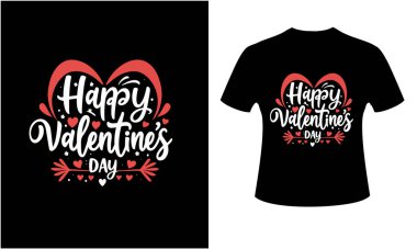 Valentine's Day Black T-shirt Graphics Design Bundle Vector lover rose boy girlfriend couple clipart