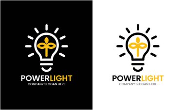 Yeşil yaprak doğa yeşil lamba ampul izole yeşil eko enerji konsept vektör ikonu