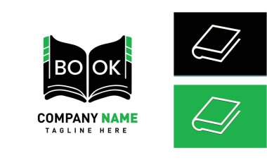 Book logo design icon vector template clipart