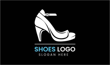 Lady 's Shoes vektör logo şablonu